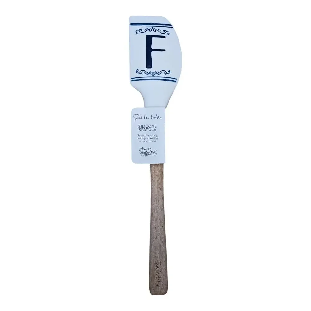 NEW Sur La Table Monogram Silicone Head Spatula Letter 